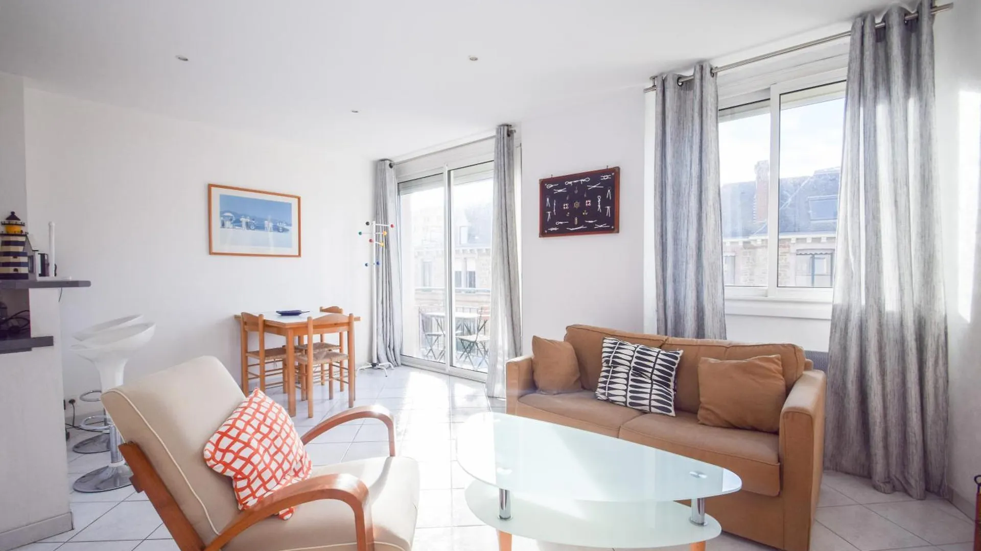 Апартаменты Appt 2 Pieces Confort 3 Pers Au Pied De La Plage Vacances Sans Voiture Динар